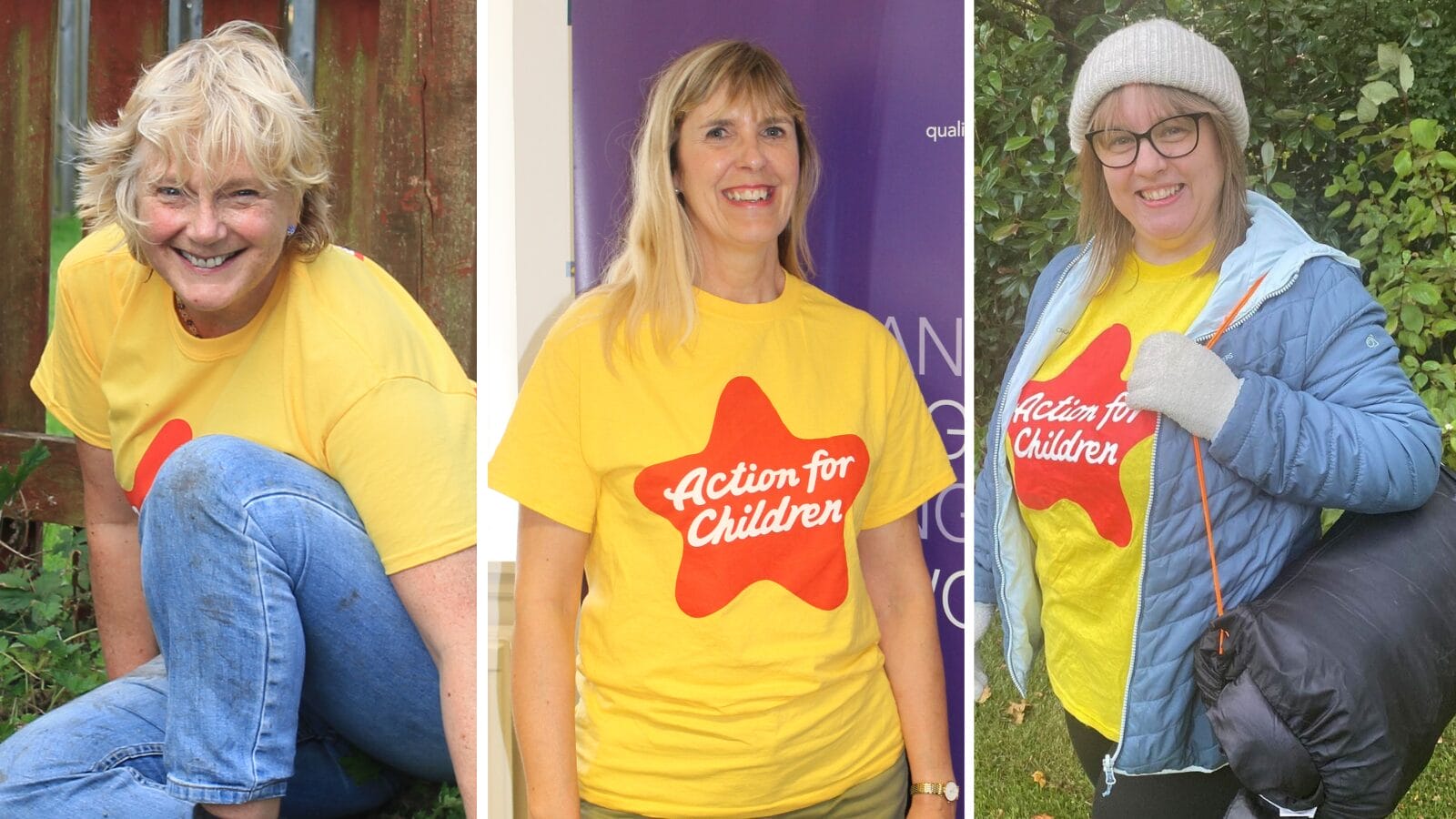 From left, Pauline Radcliffe, Fiona Garry and Susan Lauder