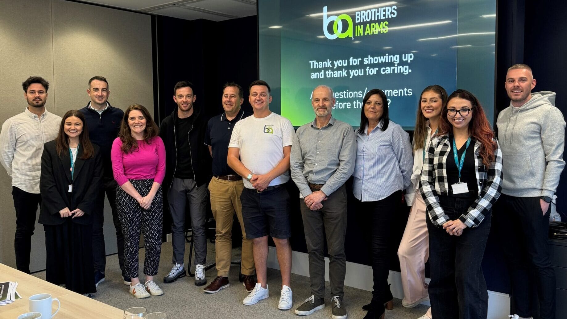 A training session for the Brothers in Arms qualification, which has been credit rated to the SCQF