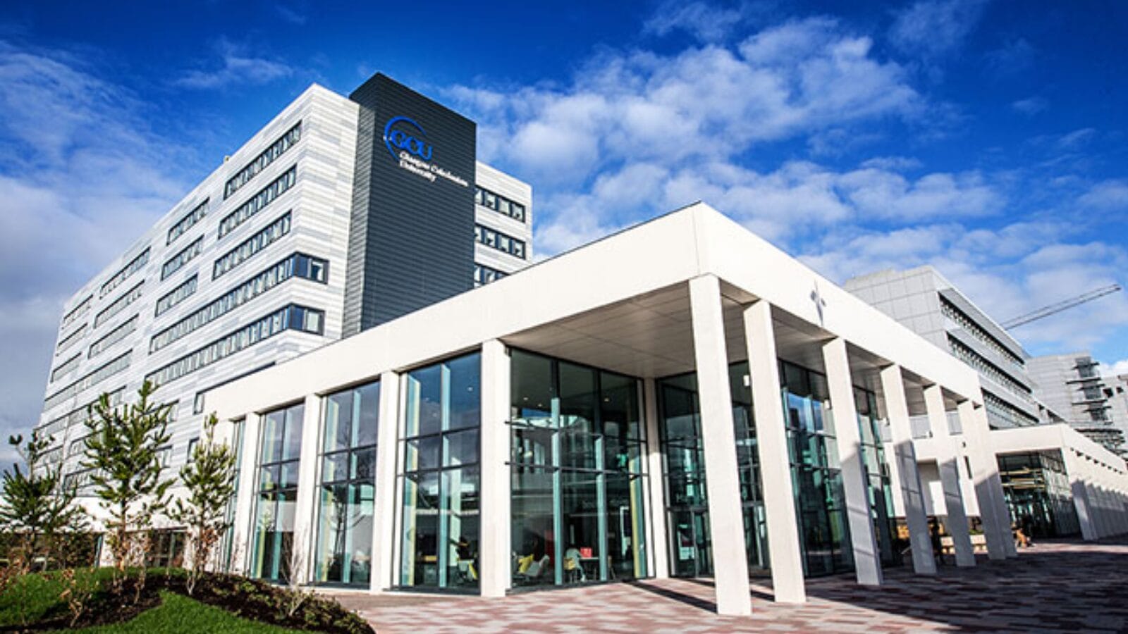 External view of Glasgow Caledonian University building